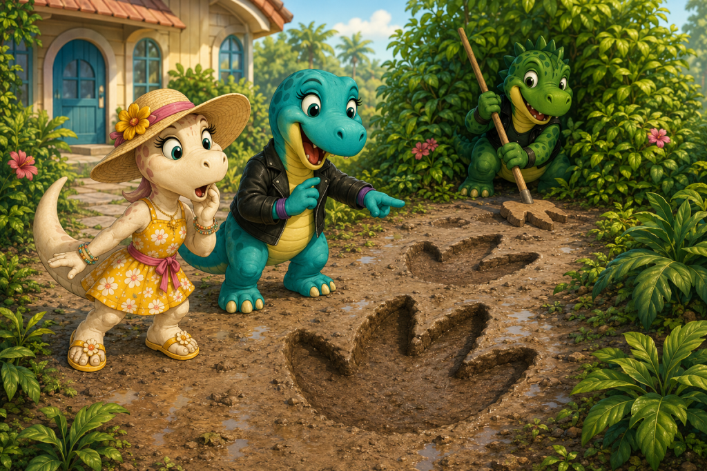 The Giant Footprint Prank