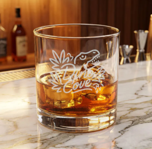 Dino Cove on the rocks glass