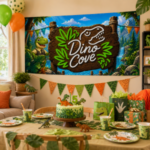 48" x 24" Dino Cove Banner #Etsy 