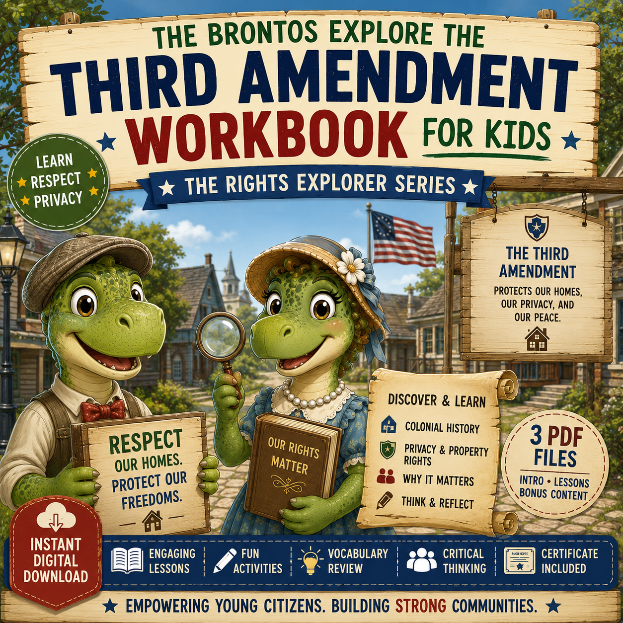 3rd Amendment Worksheets & Study Guide