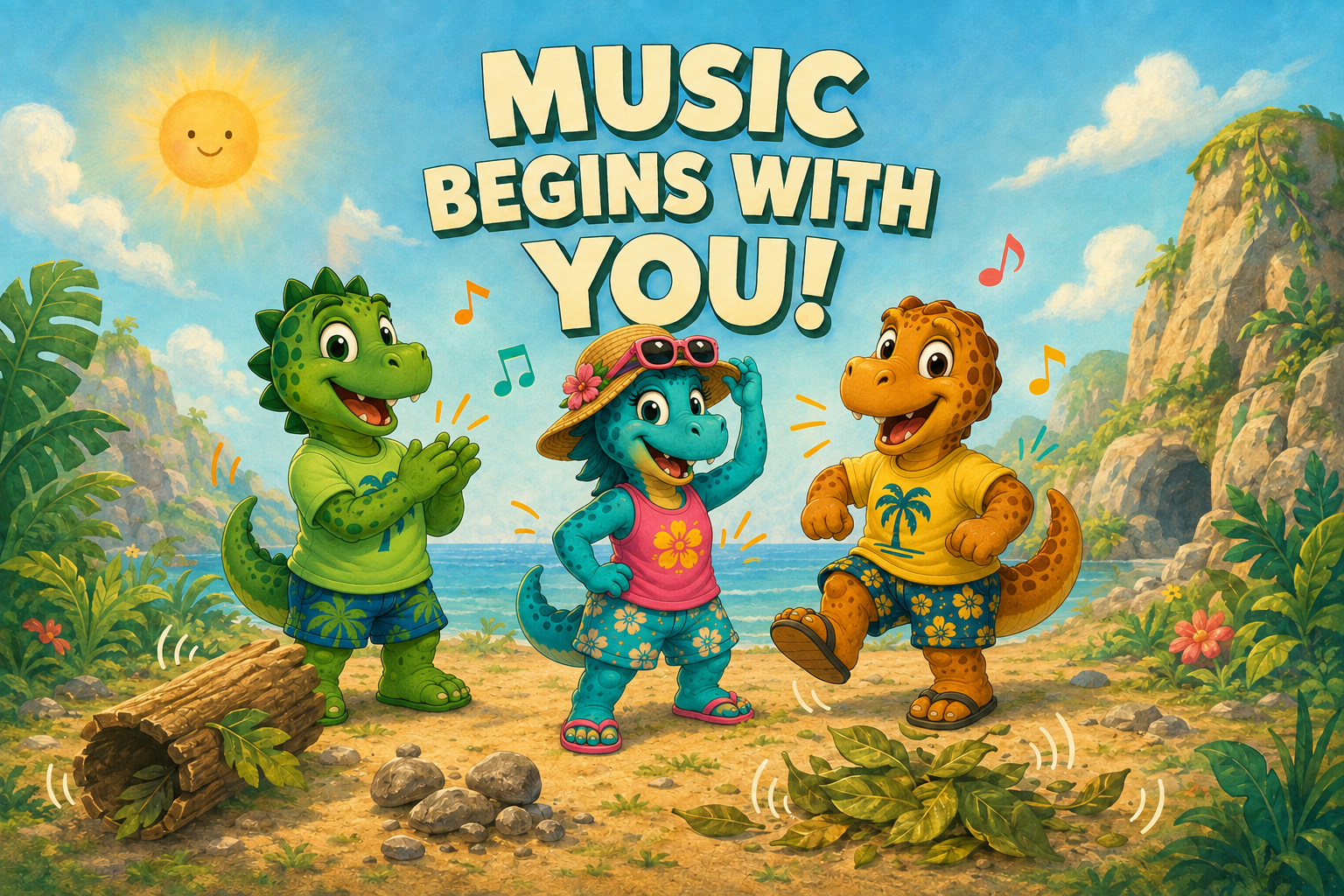 Create a Dinosaur Rhythm