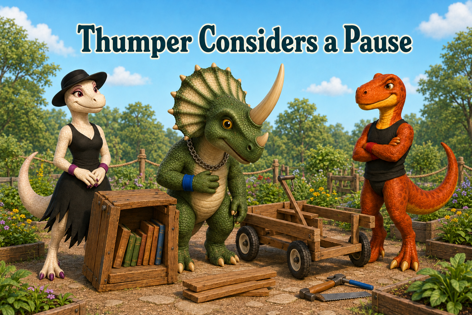 2. Thumper Learns to Pause Before He “Stomps”